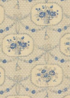 Kaufmann Rose Cameo Chambray Floral Drapery Fabric