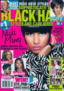 Black Hair Styles 3 2012 Nicki Minaj Kelly Rowland Mary Blige