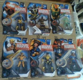 Marvel Universe 16 figure lot Vision Spider man Wolverine Loki Falcon