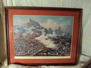 and Allison Print Battle of Kennesaw Mountain Chromolithograph