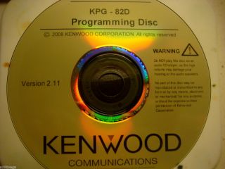 Kenwood KPG 82d V2 11 Programming Software TK 2160 TK 3160