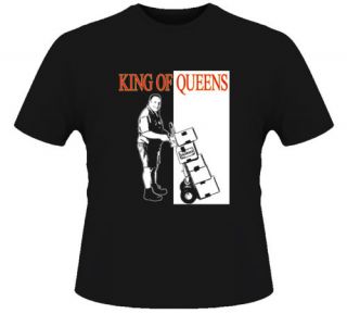 King of Queens Comedy Funny Kevin James Black T Shirt
