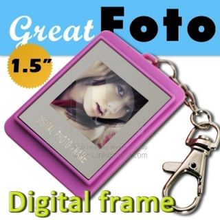 Digital Photo Picture Frame Album USB Keychain Keyring Portable