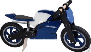 Kiddimoto Push Balance Bike Blue Superbike Motorcycle