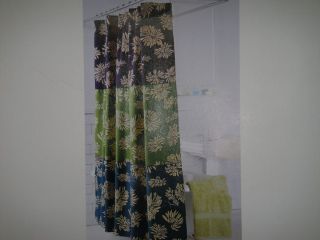 Nautica Key Largo Floral Shower Curtain Purple Grn Teal