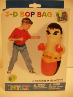 New Kids 3 D Inflatable The Boxer Punching Bop Bag Toy
