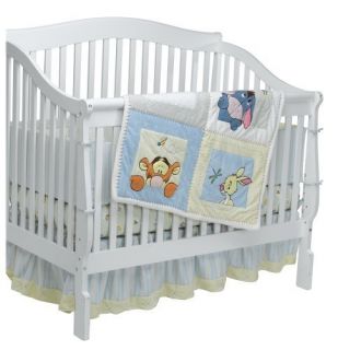 Kids Line Winnie The Pooh Soft Fuzzy 4 Pc Crib Set bedding 3906BED4