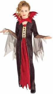 Kids Halloween Costume Vampire Princess Party Outfit