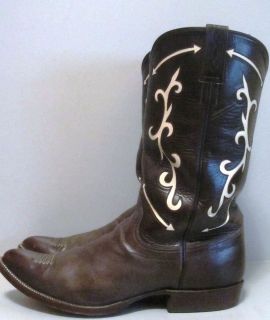 Mens Cowboy Boots Size 11 Eddie Kimmel Leather Tyler Beard Collection