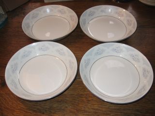 China PearlSapphire Pattern 7 1 2 Fine China Bowls