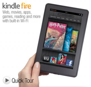 Kindle Fire Color 7 Multi touch Wi Fi Fire Clear Screen Case Black