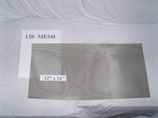 12x24 Pollen Kief KIF 120 Mesh Filter Herb Sifter Box Stainless