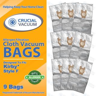 Kirby Sentria HEPA Style Vacuum Micro Filtration Bags Style F   9 Pack