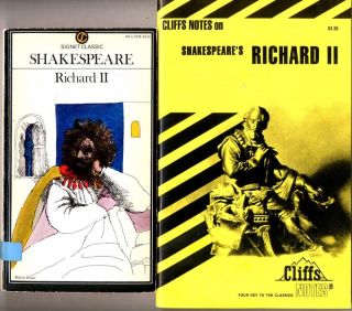 King Richard II by William Shakespeare Cliff Notes Study Guide Free