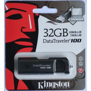 100 Genuine 32GB Kingston USB 2 0 DataTraveler 100 G2 10MB s R Flash