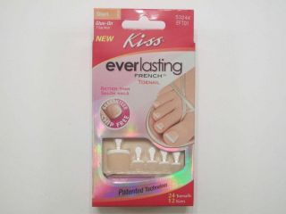 Kiss Everlasting French Toenail Short Nail Kit 53244