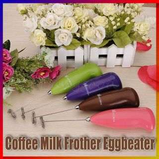 Milk Drink Coffee Shake Frother Whisk Mixer Foamer Kitchen
