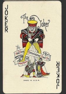 1920s Art Deco NYCC King Puppet Master Playing Card Joker