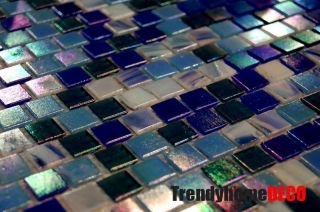 Glass Mosaic Tile Kitchen Backsplash Sink Bath Pool Spa