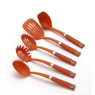 New Kitchen Tool Set Rachael Ray Tools 5 Piece Soft Grip Orange