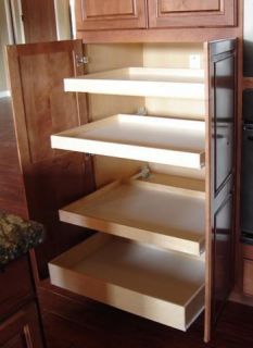 Pull Out Shelf for Kitchen or Pantry Cabinet,Pull out Organizer, Slide