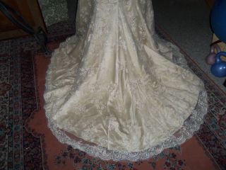 Champagne Wedding Gown Anita Graham Kleinfeld Lace Dress Bridal