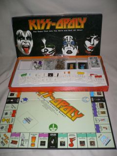 Kiss opoly 2003 edition Monopoly board game lets you rock and roll all