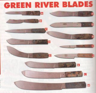 Green River Knife Blades High Carbon Steel Butcher Hunter Skinner