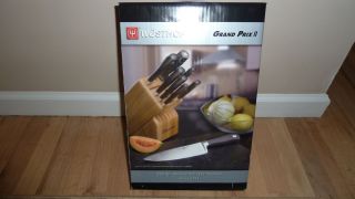 Wusthof Grand Prix II 12 PC Knife Block Set Brand New in Box