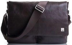 Knomo Bags Kobe 15 Soft Leather Messenger Bag Business Case Briefcase