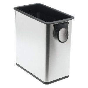 Stainless Steel Grocery Bag Trash Can Cans Kitchen New