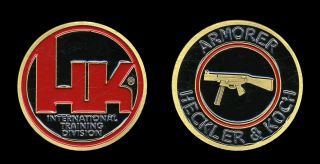 Challenge Coin HK Heckler Koch Armorer