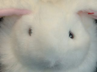 1993 Ty Classic Nibbles White Bunny Rabbit Plush Stuffed Animal