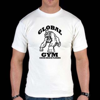 Global Gym Bodybuilding Muscle T Shirt Lots of Colours Golds World