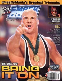WWE SmackDown Magazine March 2006 Kurt Angle Benoit