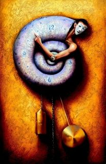 Vladimir Kush Spiral of Time Original Painting