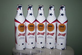 Budweiser Olympic Aluminum Bottles
