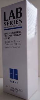 Lab Series Skincare for Men Daily Moisture Defense Lotion SPF15 3 4oz