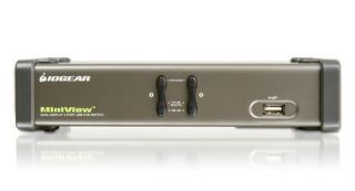 IOGEAR MiniView KVMP Switch GCS1742 KVM audio USB switch 2 ports