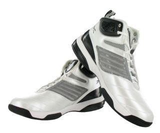 Bulldodge III Mid White Black Silve Lacrosse Shoes Sneakers