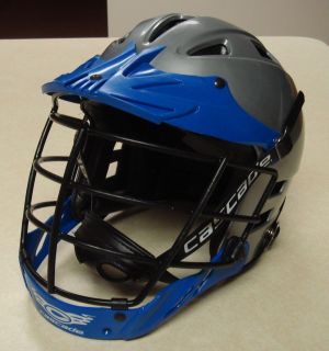 Cascade CLH2 Silver Blue Lacrosse Helmet Size XS Extra Small