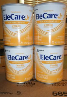 New Elecare Jr Vanilla Cans Exp Dec 1 2013