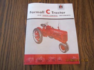 Farmall C Tractor with Touch Control Sales Catalog