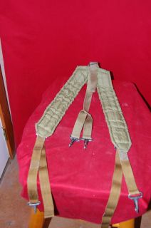 USGI Load Carrying Equipment Shoulder Straps Attaches to Utility Belts