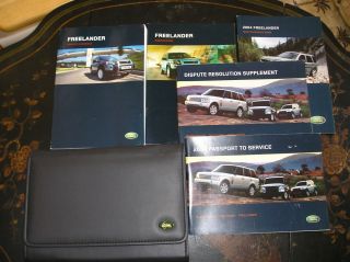 2004 Land Rover Freelander Owners Manual Set