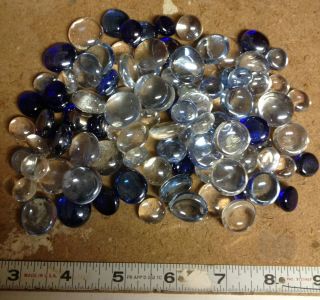 100 Glass Pebbles Stones Beads for Vases Wedding Garden Fish Tank