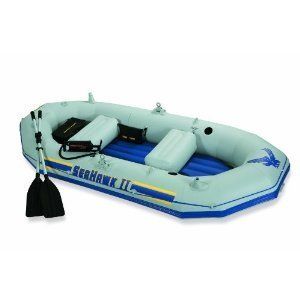 Boat Set Inflatable Raft Oar Pump Fishing Lake River Water New