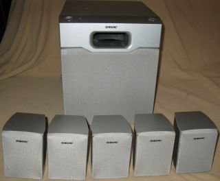 Sony Subwoofer SA WMSP1 5 Satellite Speakers SS MSP1 Max Output 100W
