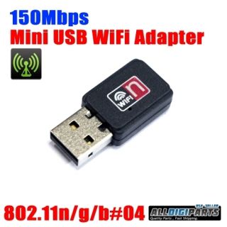Mini USB WiFi Wireless Adapter Laptop Network LAN Card 802 11n g b 04