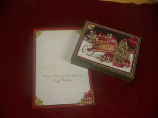 Embellished LANG Boxed Christmas Cards CHRISTMAS DELIVERY by Susan